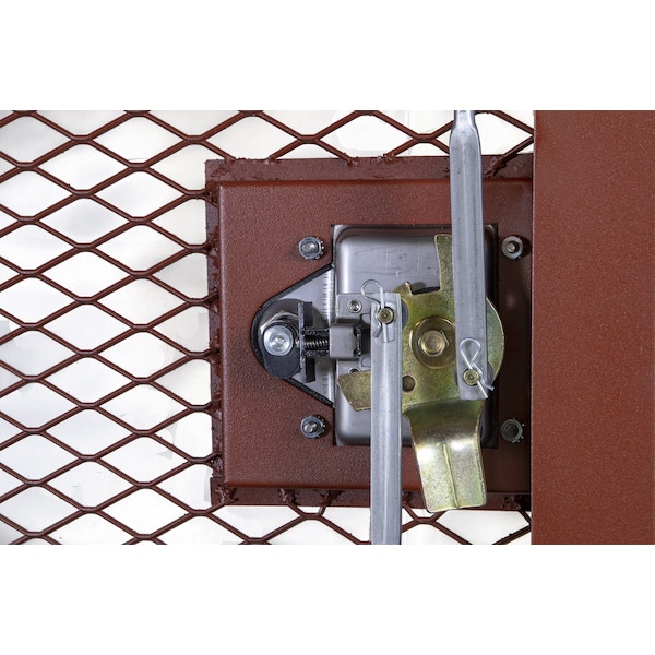 Crescent Jobox Mesh Cabinet, Brown, 65 in W x 33 in D x 55 in H - 1-400990