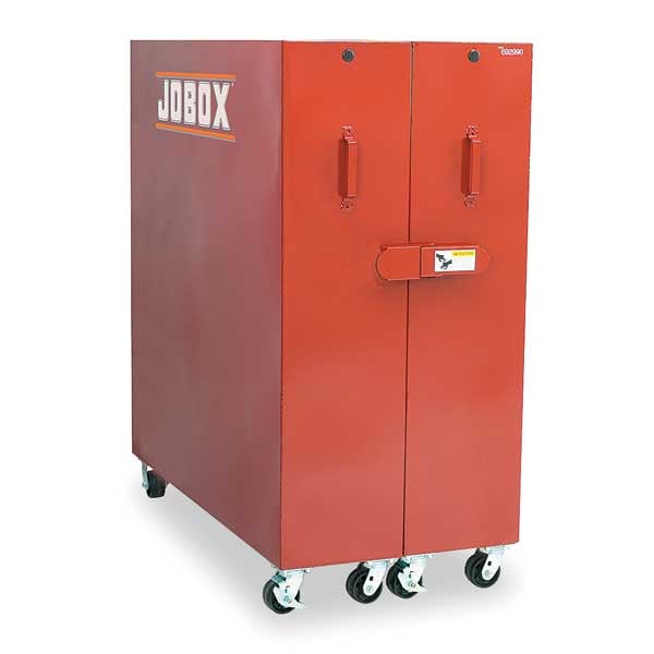 Crescent Jobox Jobsite Cabinet, Brown, 62 in W x 30 in D x 63 in H - 692990