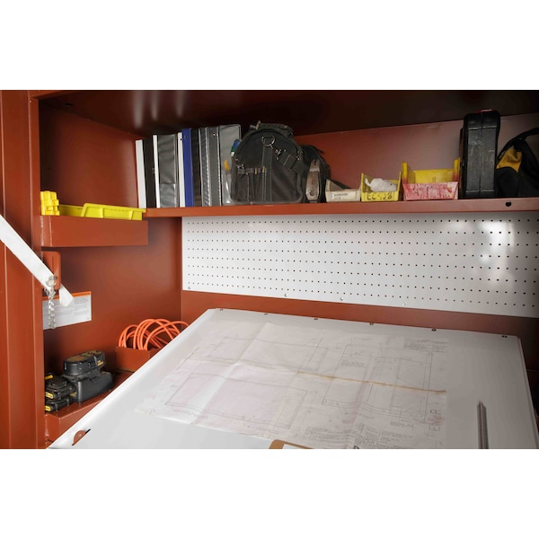 Crescent Jobox Jobsite Field Office, Brown, 63 in W x 33 in D x 80 in H - 1-510990