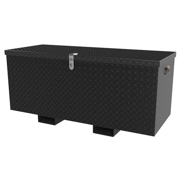 Vestil Tread Plate Toolbox, Black, 61 in W x 26 in D x 40 in H - STTB-3660-F