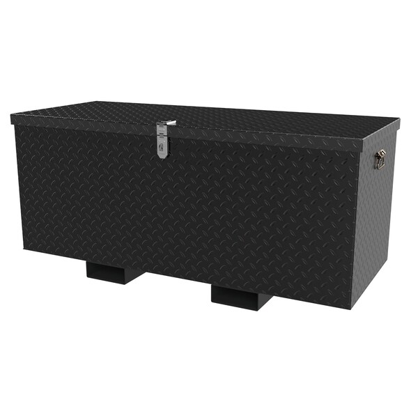 Vestil Tread Plate Toolbox, Black, 37 in W x 26 in D x 28 in H - STTB-2436-F