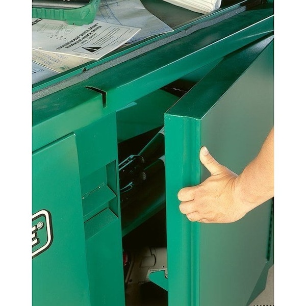 Greenlee Jobsite Field Office, Green, 60 in W x 42 in D x 80 in H - 8060DLX