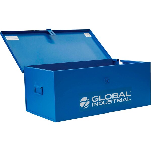 Global Industrial Welder's Chest, Blue, 4 cu ft, 30" W x 16" D x 12" H - 133725