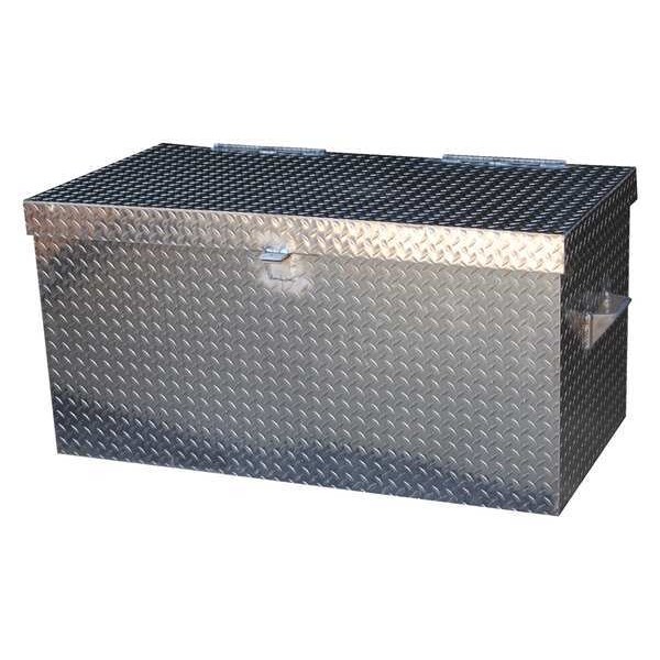 Vestil Portable Tool Box, Aluminum, 61" W x 26" D x 40" H, Added Fork Pockets - APTS-3660-F