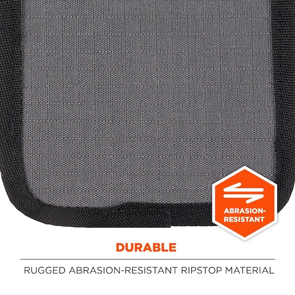 Ergodyne Belt, Gray Tool Pouch Device Holster Belt Clip, Gray, Polyester - 5569