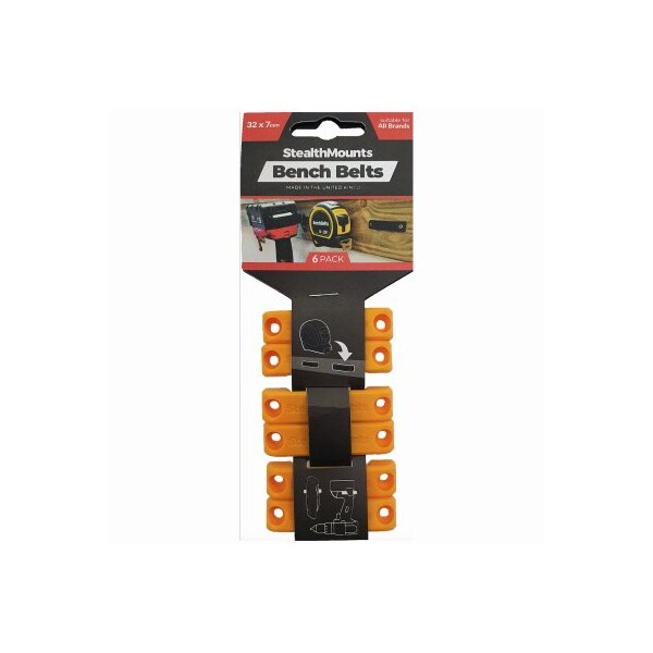 Metalmark Industrial 6PK YEL Tool Holster - BB-YLW-6