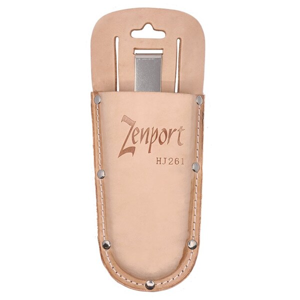 Zenport Leather Pruner Sheath with Belt Loop & Metal Clip, 3PK - HJ261