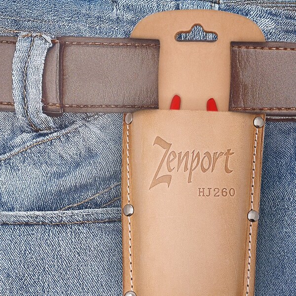 Zenport Holster, Leather Pruner Sheath with Belt Loop, 10PK - HJ260