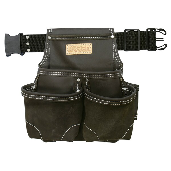 Urrea 4-pocket oil-tanned leather tool pouch - BN137