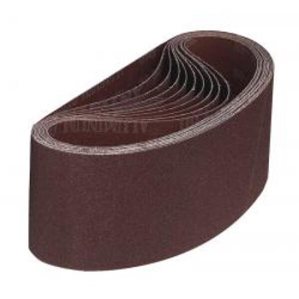 Excellent Appliances 3 x 21 in. Resin Bond Belt 80 g, 10PK - EX1826659