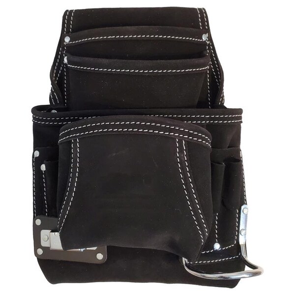 Clc CLC 10 pocket Suede Leather Tool and Fastener Pouch Black - 633X