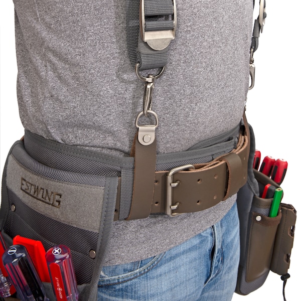Estwing Belt, 4" Padded Leather Work Belt, Leather - 94757