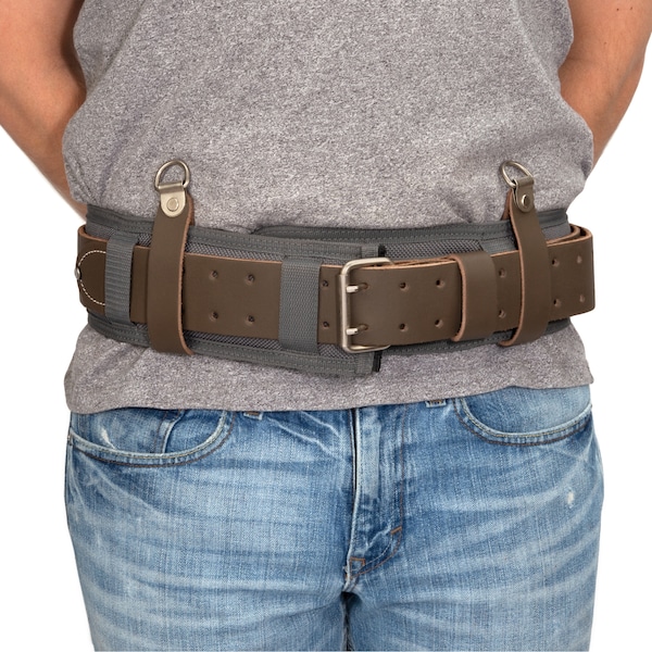 Estwing Belt, 4" Padded Leather Work Belt, Leather - 94757