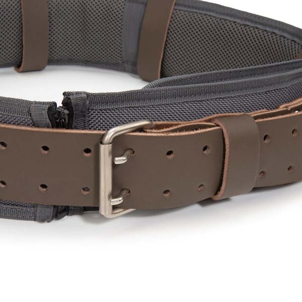 Estwing Belt, 4" Padded Leather Work Belt, Leather - 94757