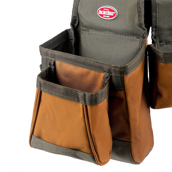 Bucket Boss Tool Belt, Handymans Rig, 11 Pocket, 600 Poly Ripstop Fabric, 11 Pockets - 50250