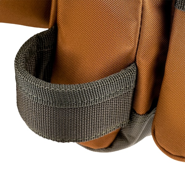 Bucket Boss Tool Belt, Handymans Rig, 11 Pocket, 600 Poly Ripstop Fabric, 11 Pockets - 50250