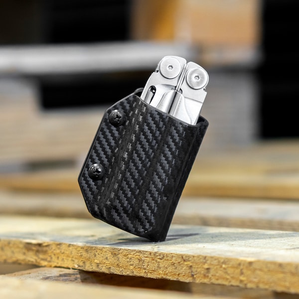 Clip & Carry Kydex Sheath for the Leatherman Wave / W, LWAVE-CF-BRN - LWAVE-CF-BRN