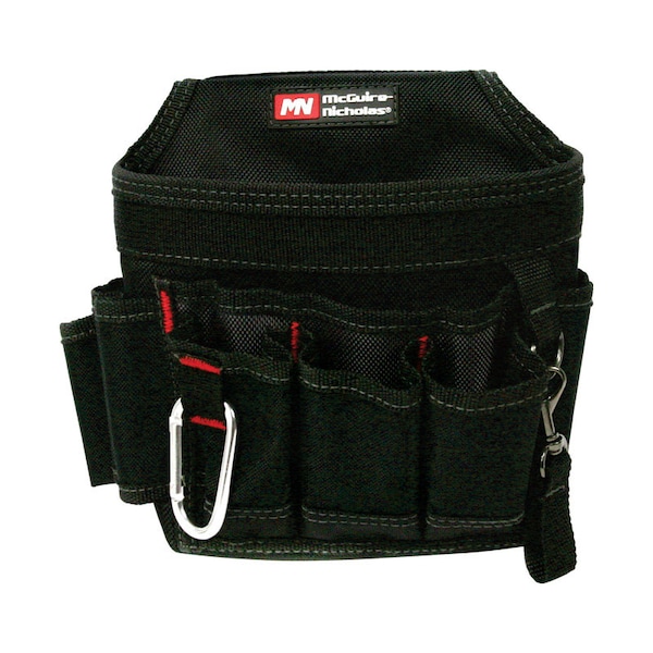 Mcguire Nicholas McGuire-Nicholas 8 in. W X 8 in. H Polyester Tool Pouch 7 pocket Black 1 pc - 23021-Q