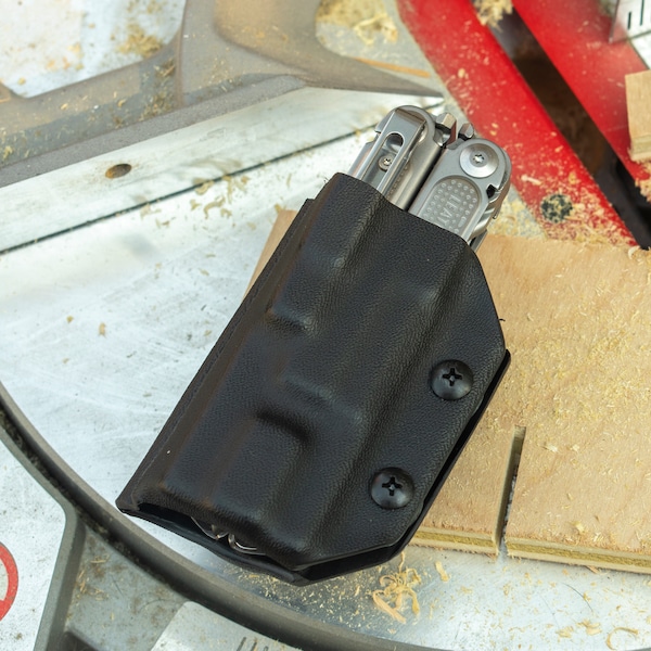 Clip & Carry Kydex Sheath for the Leatherman Free P4, LP4-CF-BRN - LP4-CF-BRN