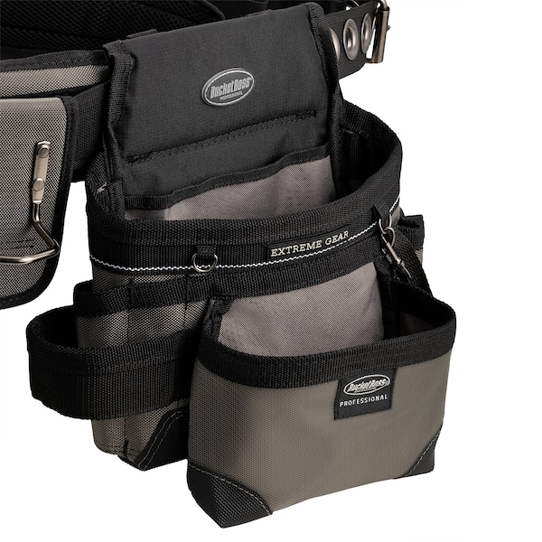 Bucket Boss Tool Belt, Suspension Rig, Mullet Buster, 1680 Heavy Duty Poly Fabric, 29 Pockets - 55135