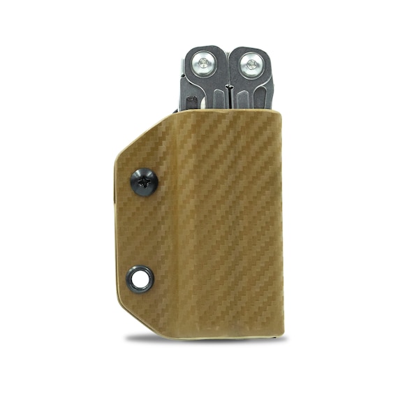 Clip & Carry Kydex Sheath for the Leatherman Wingman, LWING-CF-BRN - LWING-CF-BRN