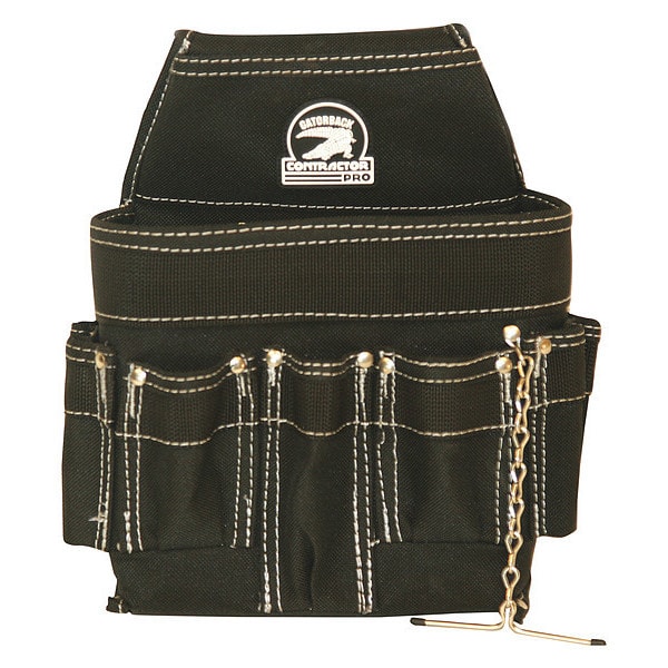 Gatorback Tool Pouch, Tool Pouch, Electrician, 18 Pocket, 1250 Denier DuraTek Nylon, 18 Pockets - B201