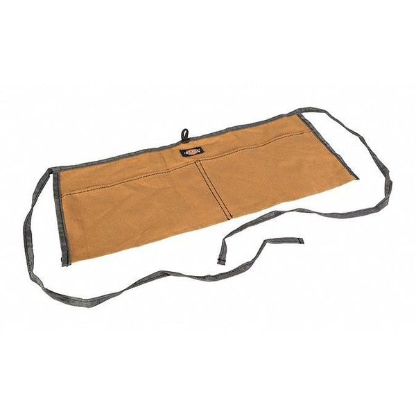 Dickies Canvas Apron, 2 Pocket, Gray/Tan, Heavy Duty Rip-Resistant Canvas, 2 Pockets - 57024