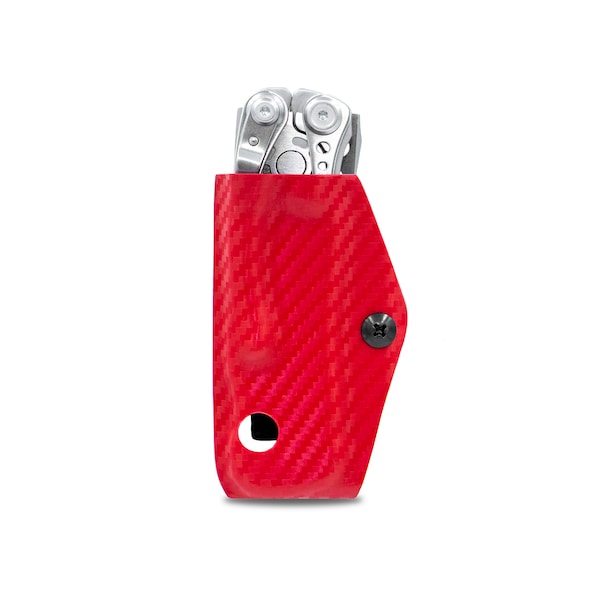 Clip & Carry Kydex Sheath for the Leatherman Skeletoo, LSKEL-CF-RED - LSKEL-CF-RED