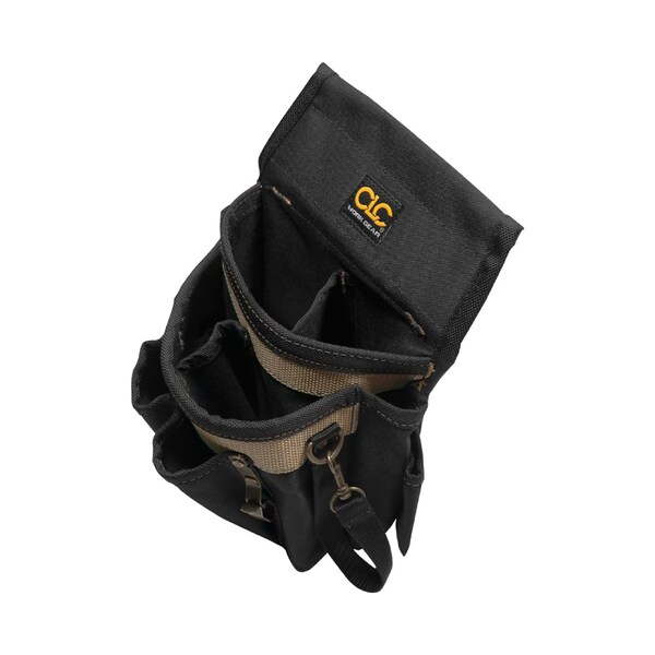 Clc Work Gear CLC 3.5 in. W X 11 in. H Polyester Electrician's Pouch 10 pocket Black/Tan 1 pc - 1505