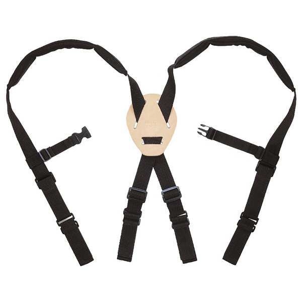 Clc Work Gear Tool Suspenders, Tool Belt Suspenders, Black, Nylon, 0 Pockets - 5122