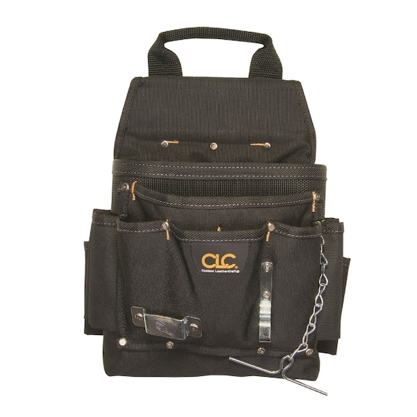 Custom Leathercraft CLC 4 in. W X 14.25 in. H Ballistic Nylon Tool Pouch 12 pocket Black 1 pc - 5505