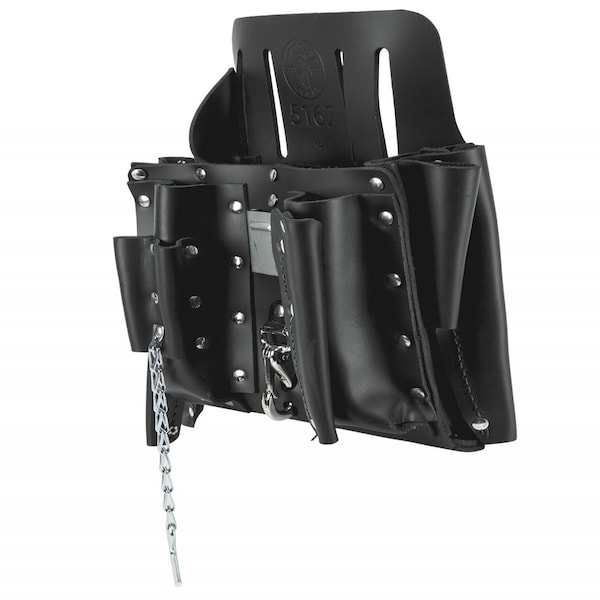 Klein Tools Black Leather 11 Pockets, 5167 - 5167