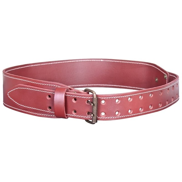 Clc Work Gear Belt, Work Belt, 29 to 42 in Waist, LeatherSteel, Leather - 21962