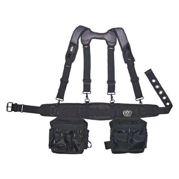 Deadon Tool Belt, Suspension Rig, Electricians, 1680 Denier Poly Material, 14 Pockets - HDP411014
