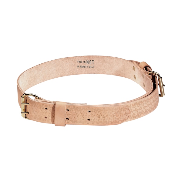 Klein Tools Tool Belt, Ironworkers Heavy-Duty Tie-Wire Belt, Leather - 5420