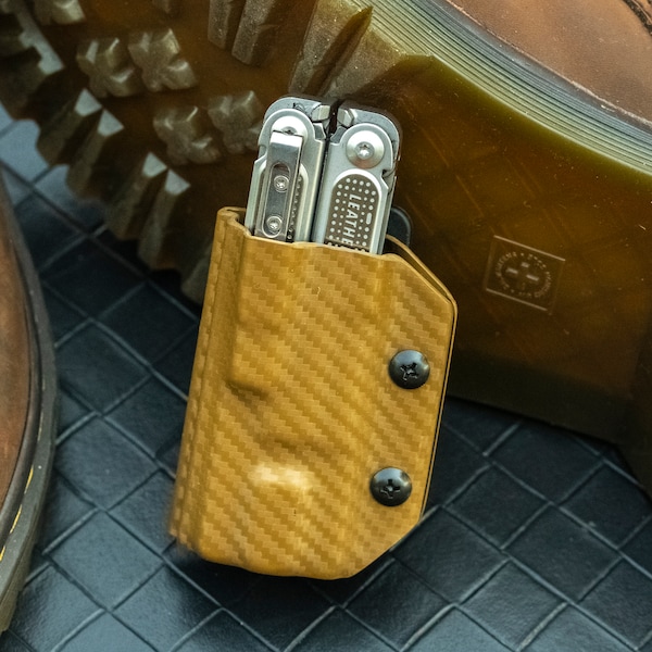 Clip & Carry Kydex Sheath for the Leatherman Free P4, LP4-CF-ORNG - LP4-CF-ORNG