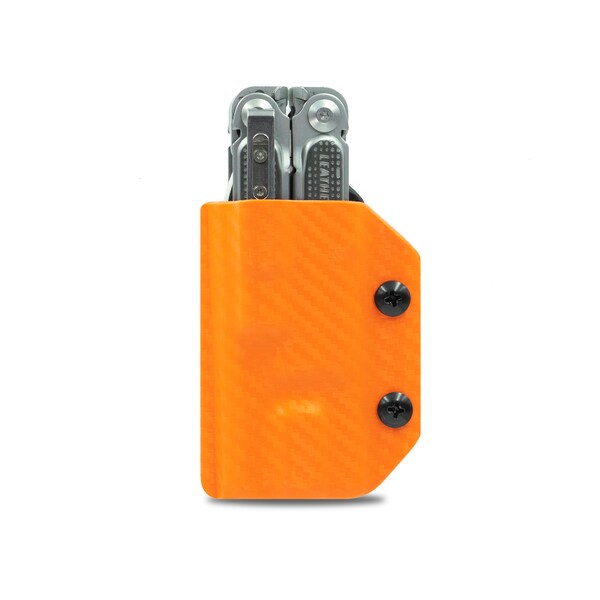 Clip & Carry Kydex Sheath for the Leatherman Free P2, LP2-CF-ORNG - LP2-CF-ORNG