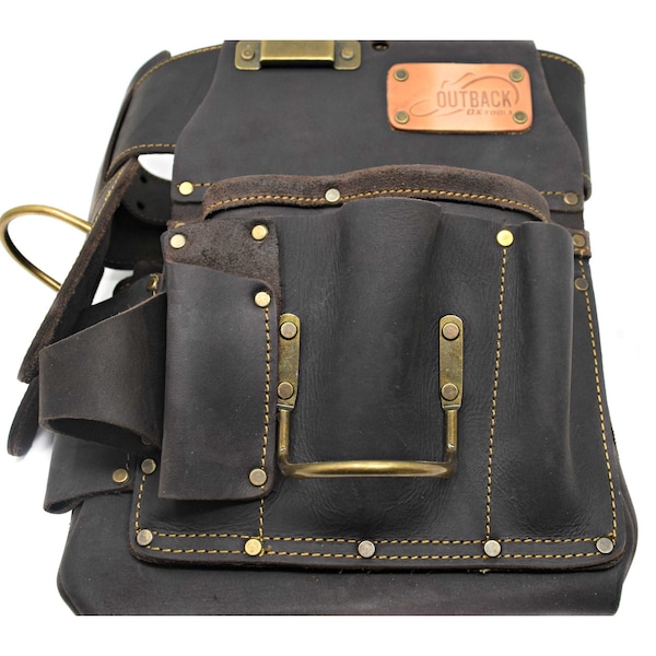 Ox Tools OX Pro 4-Piece Drywaller's Rig, Oil-Tanned Leather - OX-P263804