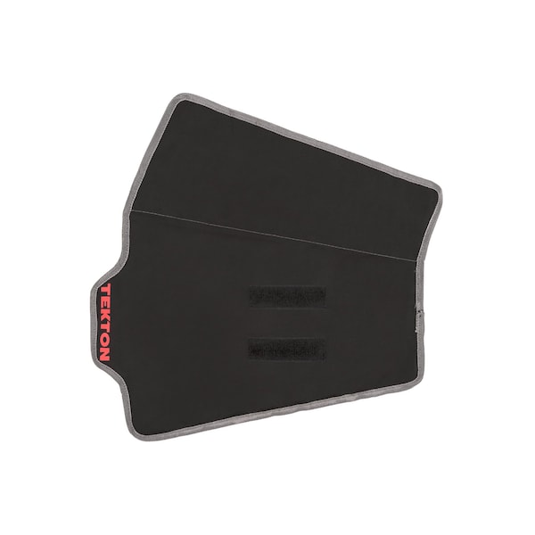 Tekton Roll Up Tool Bag, Comb" ation Wrench Pouch, 1/4-3/4" 9 Tool, Black, Woven Polyester Fabric, 9 Pockets - ORG27309