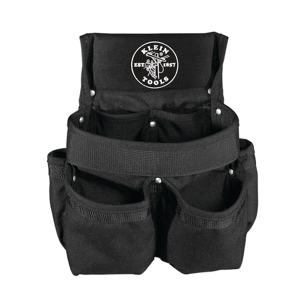 Klein Tools Tool Pouch, Electrician Tool Pouch, 8 Pocket, Cordura(R) Nylon, 8 Pockets - 5718
