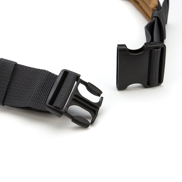Dickies Adjustable Utility Belt, 3", Gray/Tan, Heavy Duty Material, High Impact Plastic (Buckle) - 57001