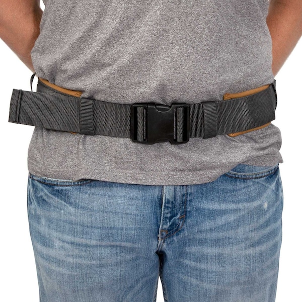 Dickies Adjustable Utility Belt, 3", Gray/Tan, Heavy Duty Material, High Impact Plastic (Buckle) - 57001