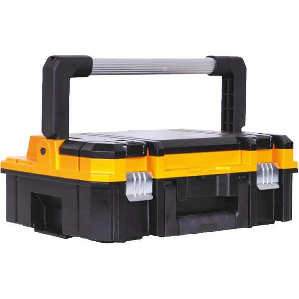 Dewalt TSTAK I Long Handle Tool Box, Plastic, Black/Yellow, 17 in W x 13 in D x 7 in H - DWST17808