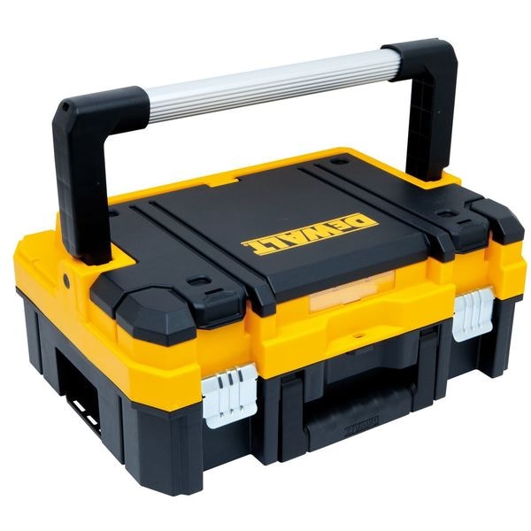 Dewalt TSTAK I Long Handle Tool Box, Plastic, Black/Yellow, 17 in W x 13 in D x 7 in H - DWST17808