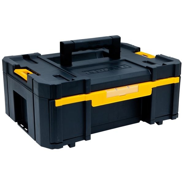 Dewalt TSTAK III Single Deep Drawer, Plastic, Black/Yellow, 17 in W x 12 in D x 7 in H - DWST17803