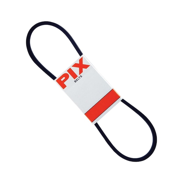 Pix Belt, PIX North America 3L190 19 in. Rubber V-Belt; Black, Black - 3L190