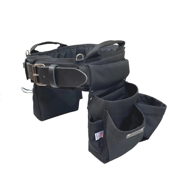 Boulder Bag Ultimate Carpenter Comfort Three Pouch Combo w/MB Black Toolbelt Small - MAX254BKS