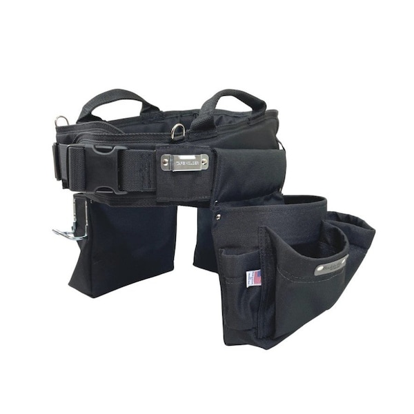 Boulder Bag Ultimate Carpenter Comfort Three Pouch Combo w/QRB Black Toolbelt Small - MAX250BKS