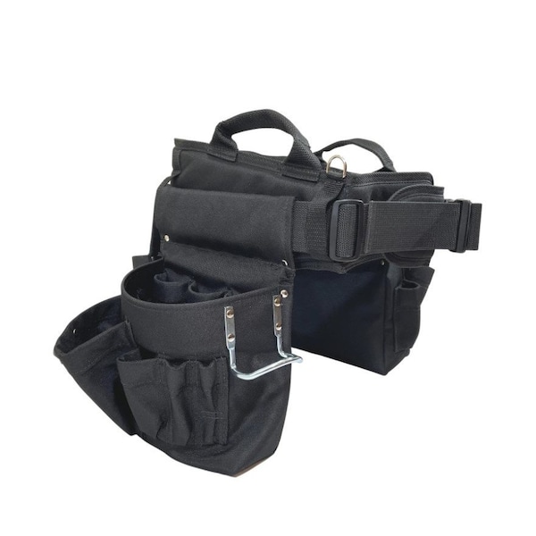 Boulder Bag Ultimate Carpenter Comfort Three Pouch Combo w/QRB Black Toolbelt Small - MAX250BKS
