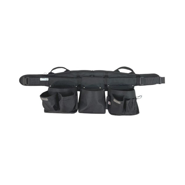 Boulder Bag Ultimate Carpenter Comfort Three Pouch Combo w/QRB Black Toolbelt Small - MAX250BKS